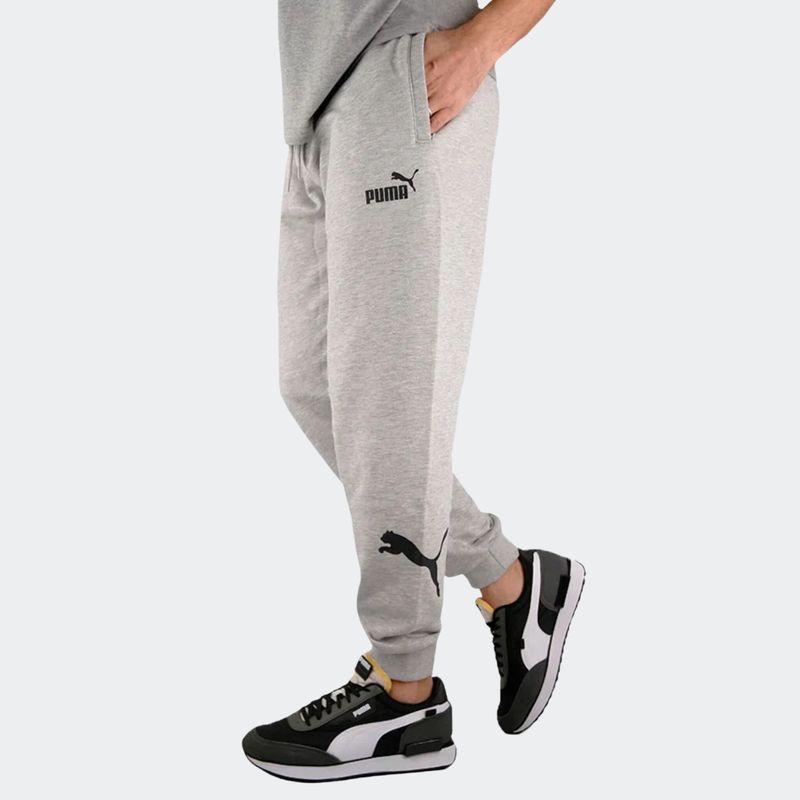 Pantalon Puma Power Sweatpants Hombre Gris 621066 04